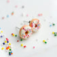 Scented Funfetti Donut Earrings - Decadent Minis