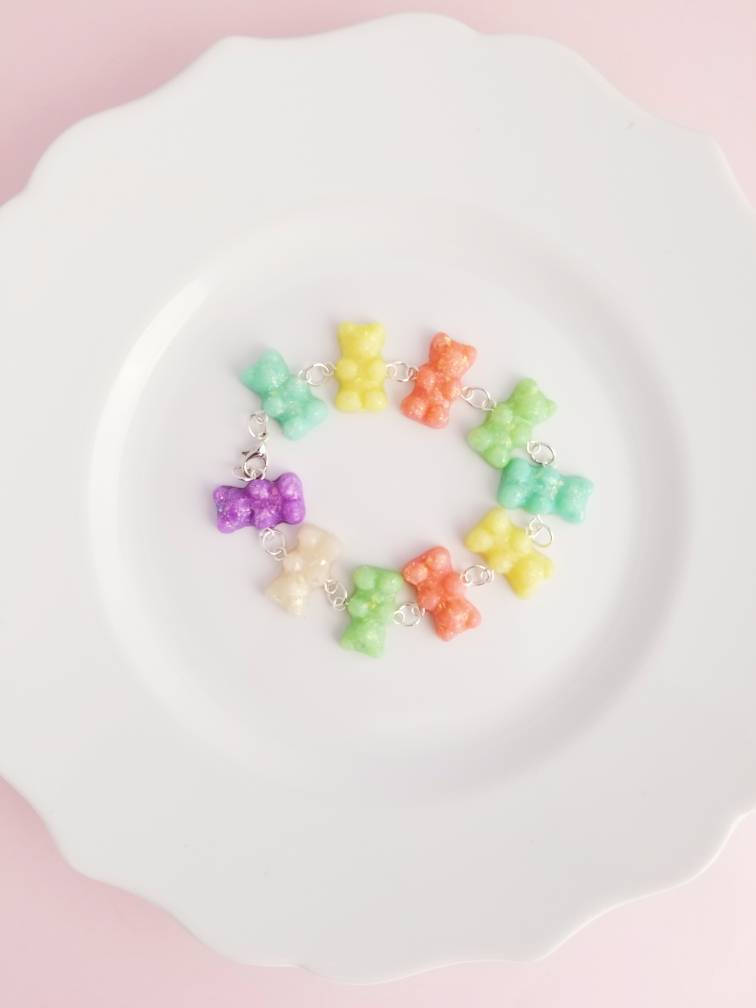 Scented Opal Gummy Bear Necklace - Decadent Minis