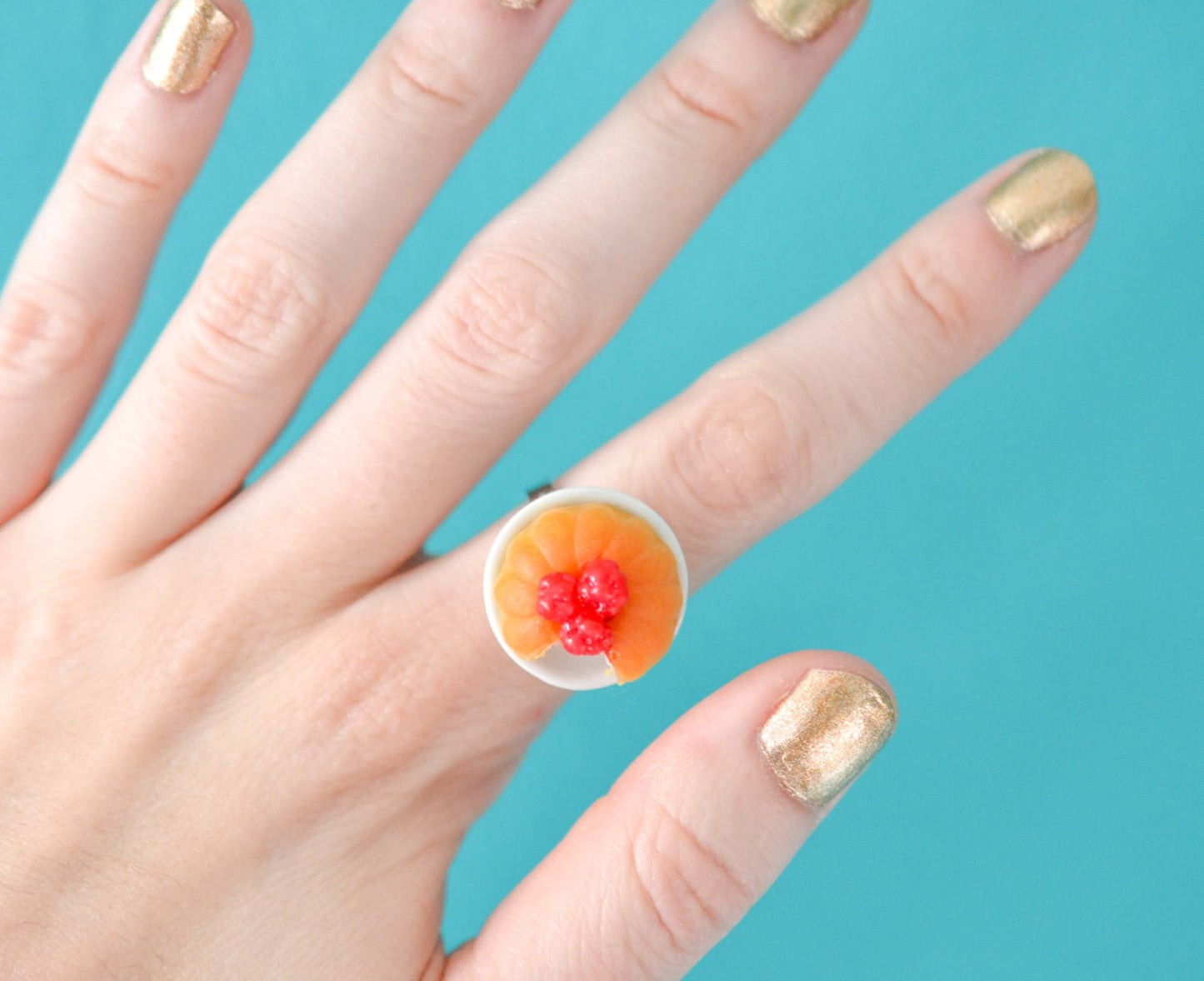 Scented Raspberry Bundt Cake Ring - Decadent Minis