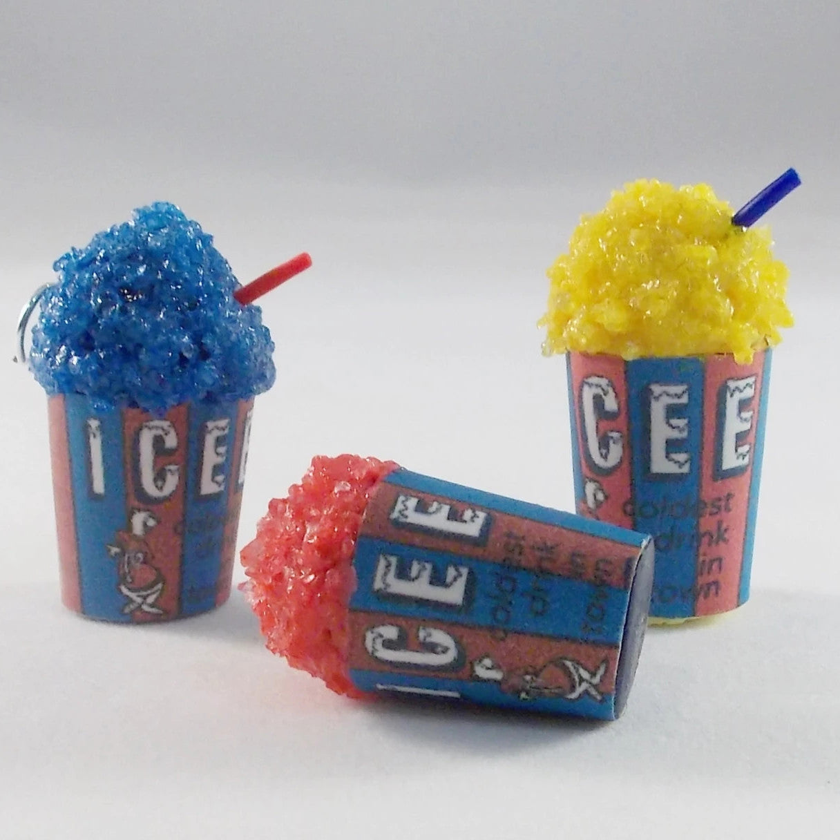 Scented Icee inspired charm.Choose your flavor. Miniature food jewelry - Decadent Minis