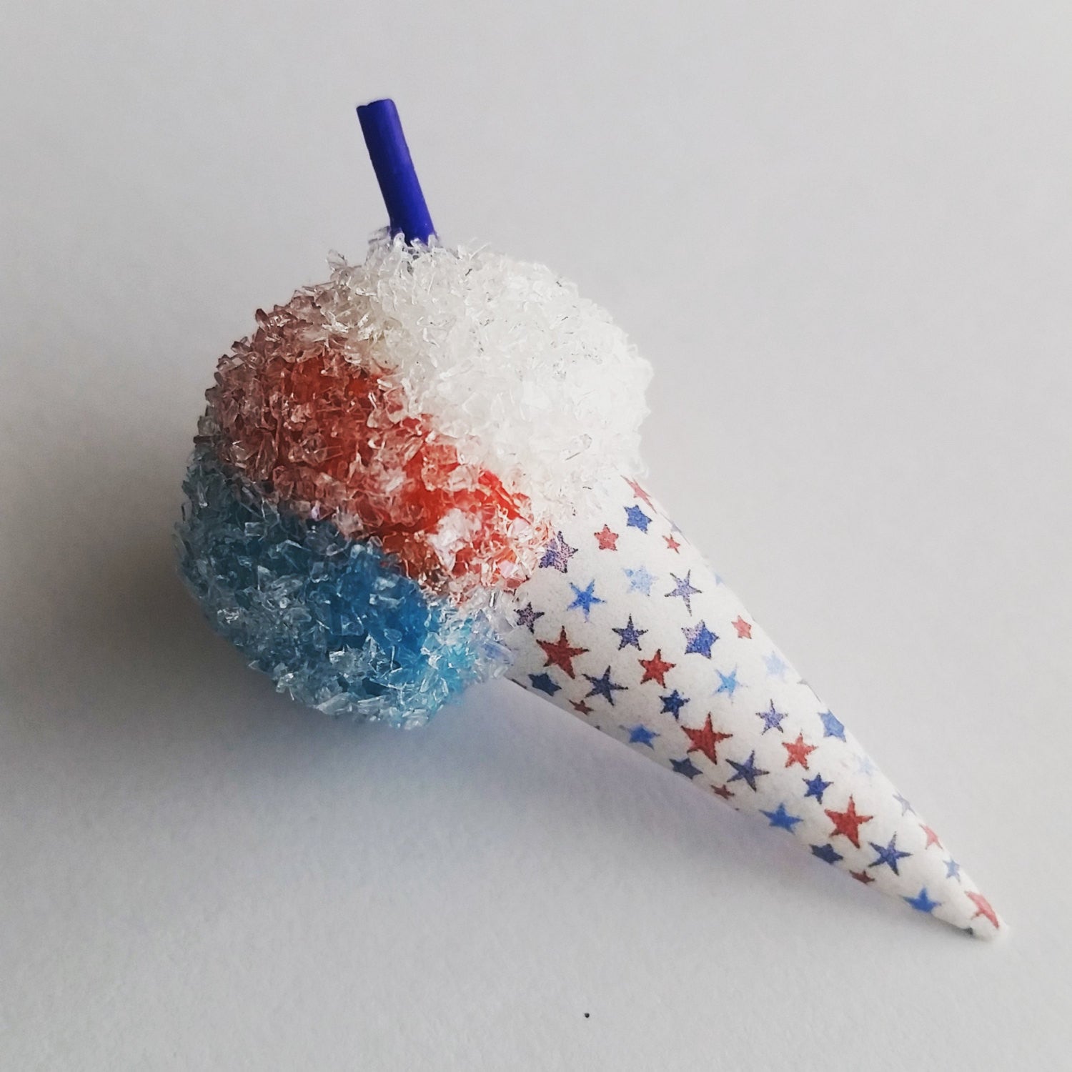 Fourth of July Scented Snow Cone Charm - Decadent Minis