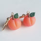 Scented Georgia Peach Earrings - Decadent Minis