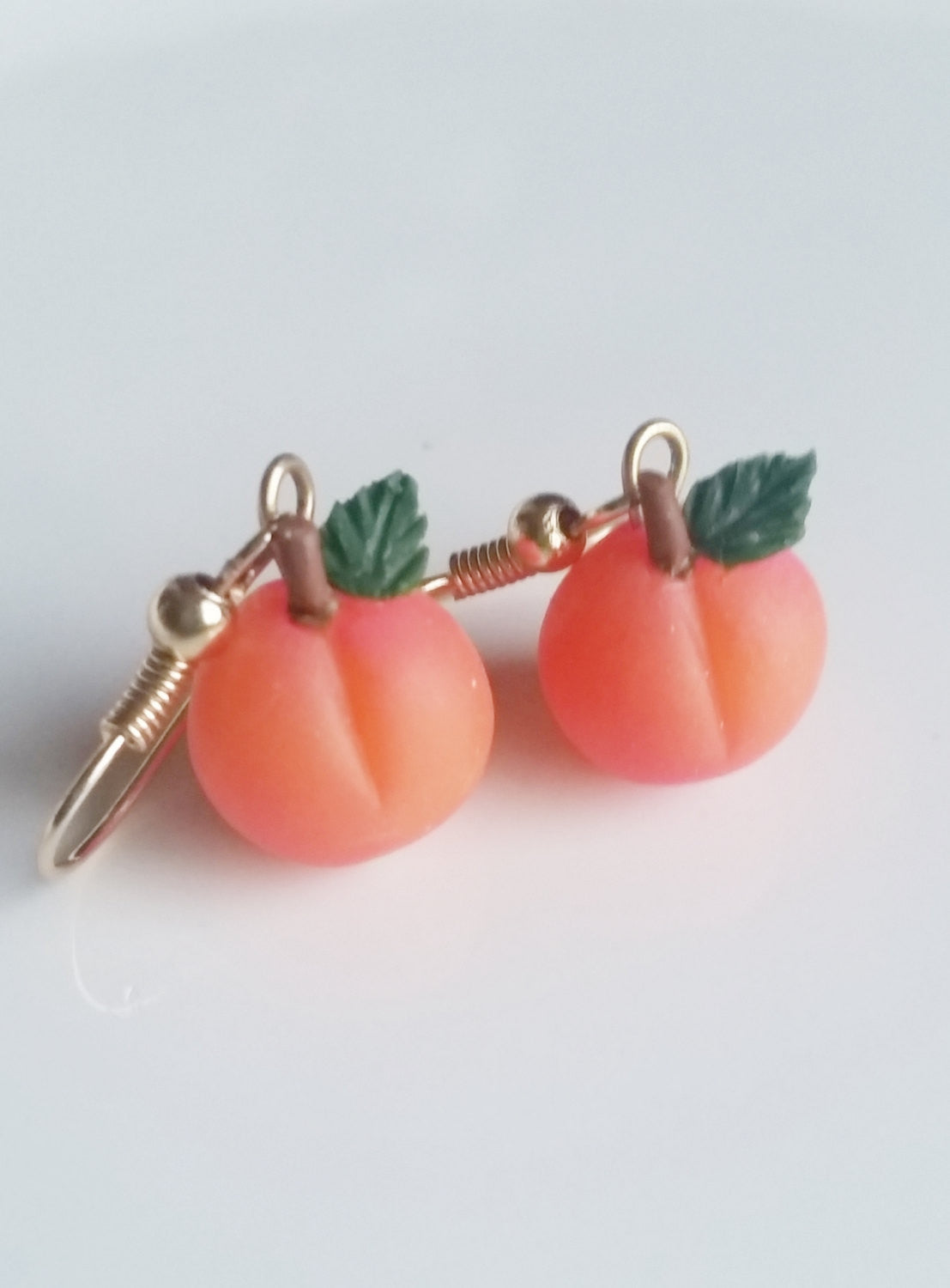 Scented Georgia Peach Earrings - Decadent Minis
