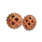 Old fashioned Cherry Pie earrings - Decadent Minis