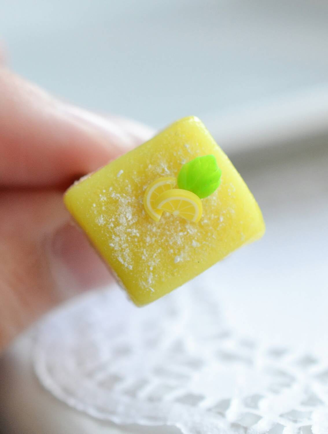 Scented Gourmet Lemon Bar Ring - Decadent Minis