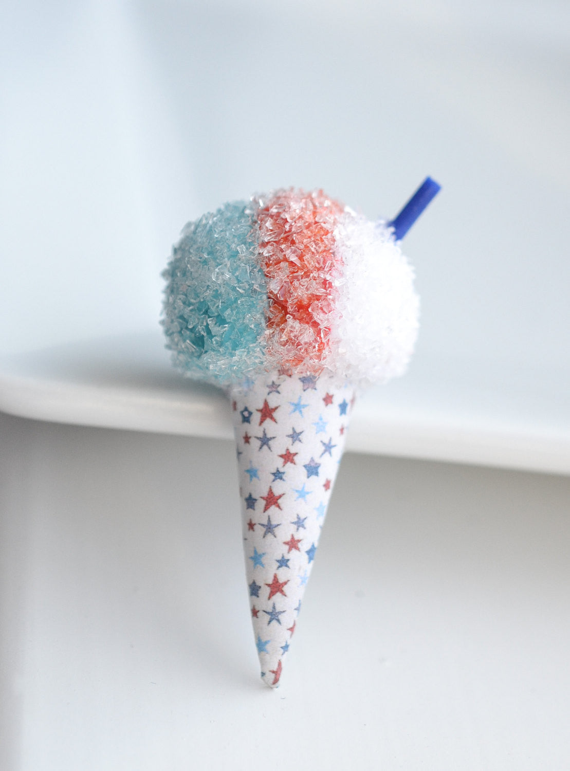 Fourth of July Scented Snow Cone Charm - Decadent Minis