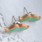 Scented Mint Mustache Sugar Cookie Stud Earrings - Decadent Minis