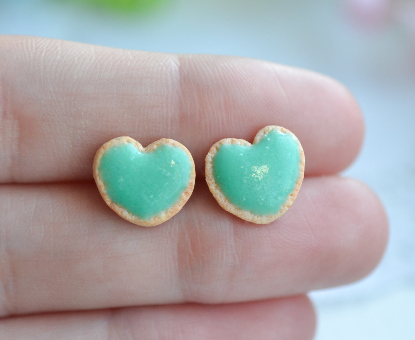 Scented Mint Sugar Cookie Earrings - Decadent Minis