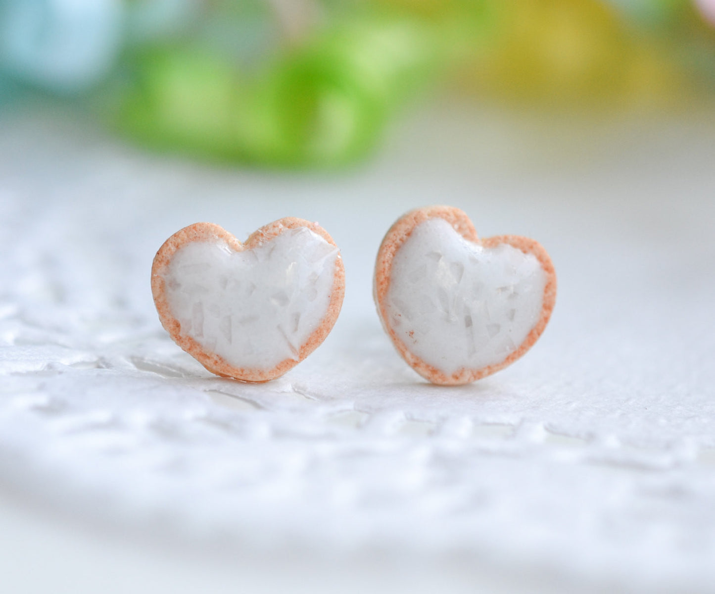 Scented Vanilla Sugar Cookie Stud Earrings - Decadent Minis
