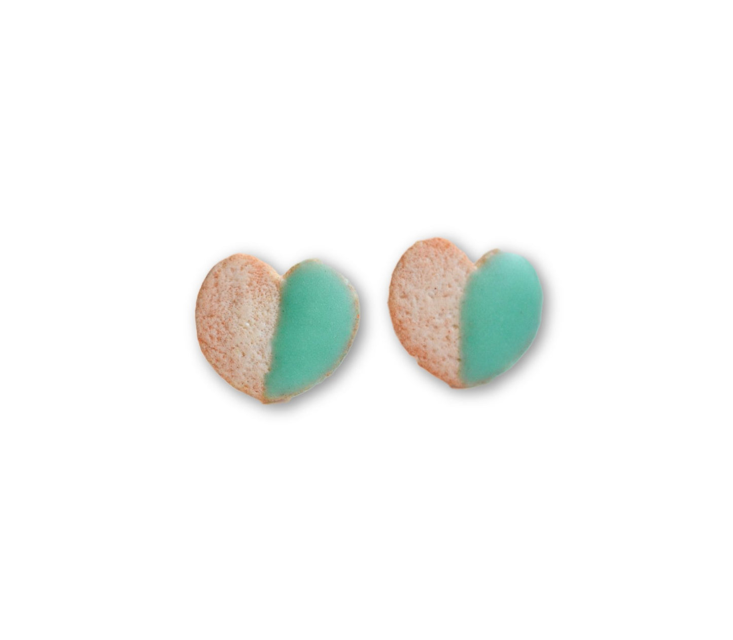 Scented Mint Dipped Sugar Cookie Stud Earrings - Decadent Minis