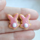 Scented Bunny Bum Sugar Cookie Earrings - Decadent Minis