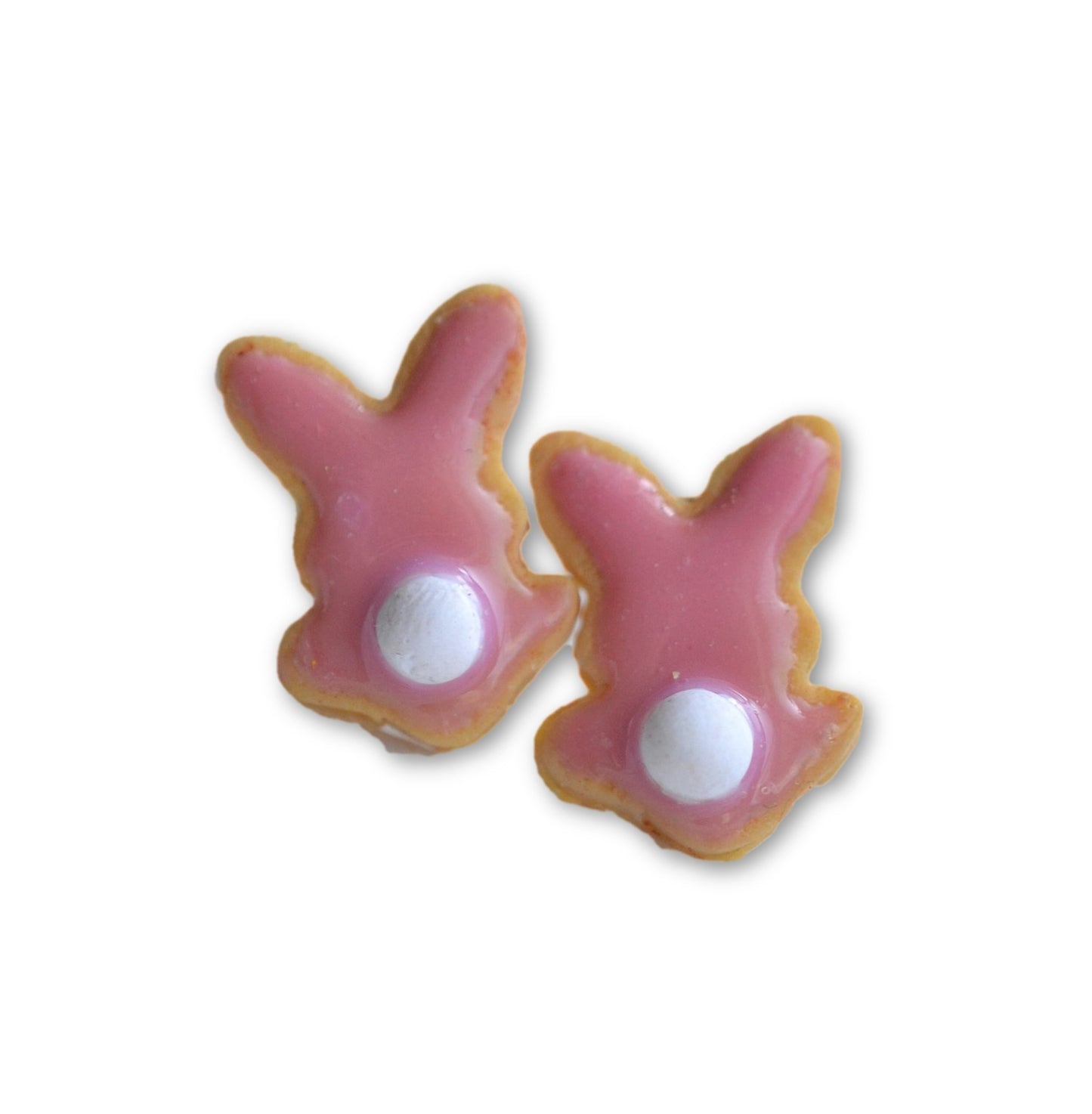 Scented Bunny Bum Sugar Cookie Earrings - Decadent Minis