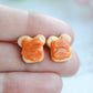 Peanut Butter Sandwich Earring Studs-Scented - Decadent Minis