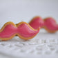 Scented Mustache Sugar Cookie Earrings - Decadent Minis