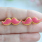 Scented Mustache Sugar Cookie Earrings - Decadent Minis