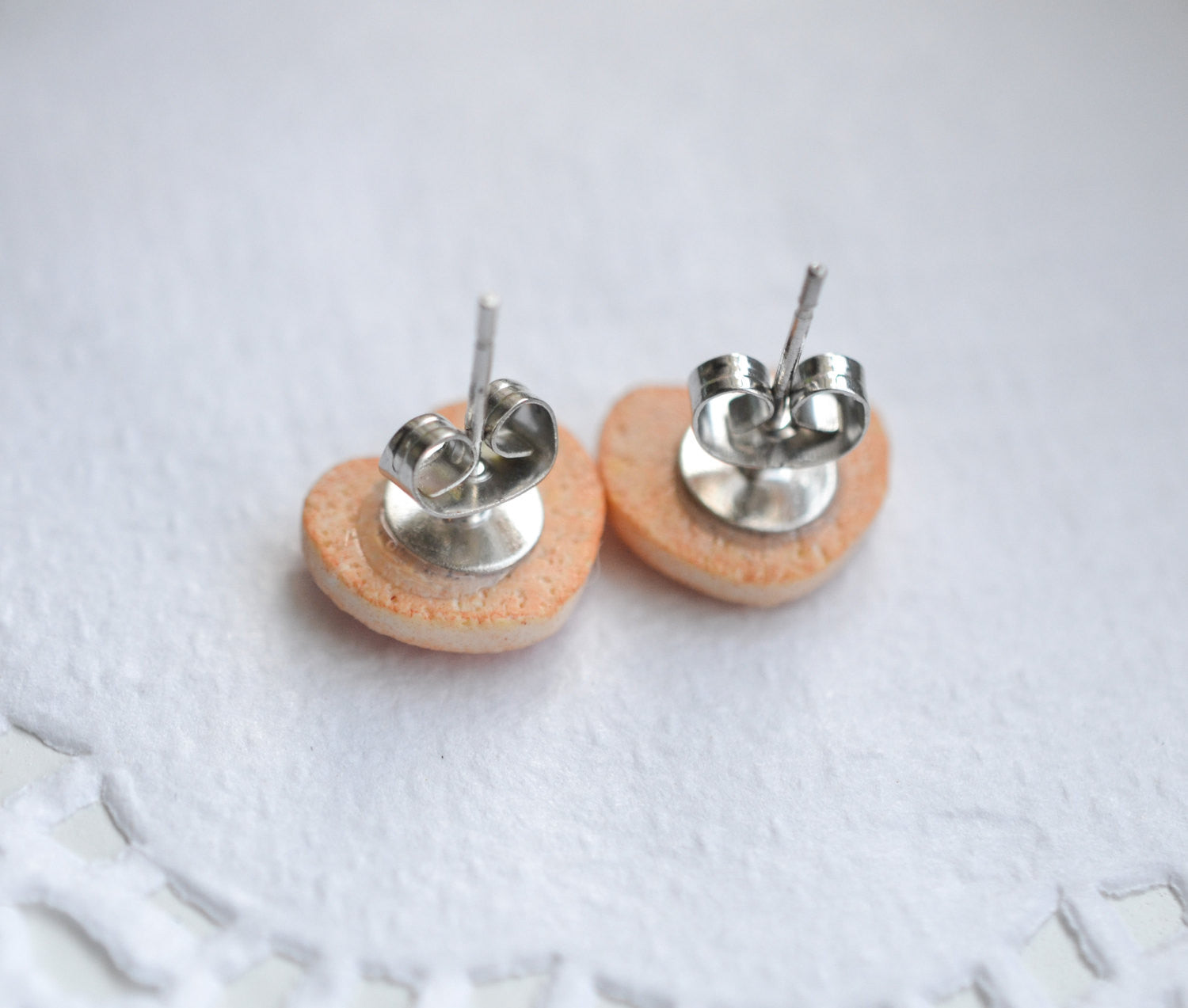 Scented Mint Dipped Sugar Cookie Stud Earrings - Decadent Minis