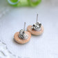 Scented Vanilla Sugar Cookie Stud Earrings - Decadent Minis