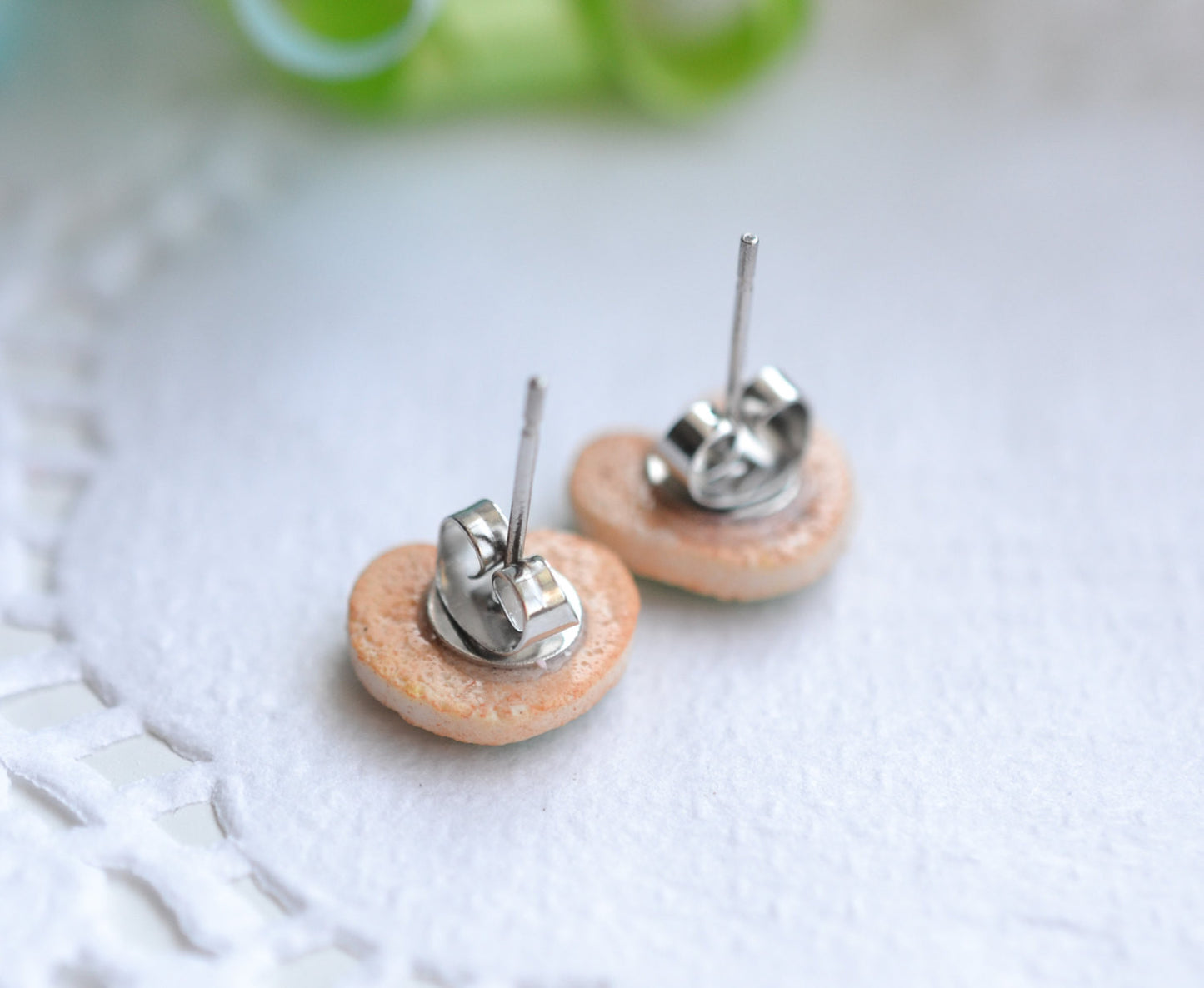 Scented Vanilla Sugar Cookie Stud Earrings - Decadent Minis
