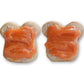 Peanut Butter Sandwich Earring Studs-Scented - Decadent Minis