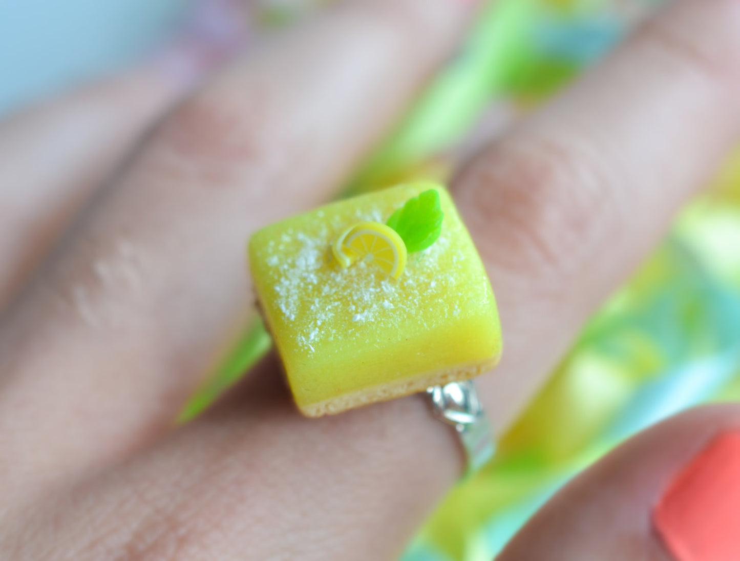 Scented Gourmet Lemon Bar Ring - Decadent Minis