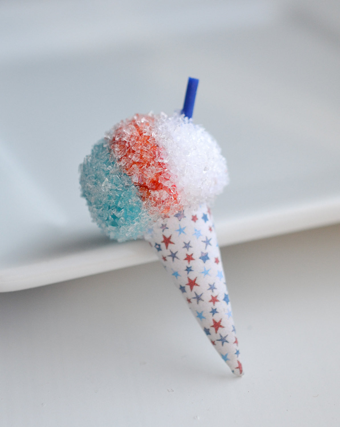 Fourth of July Scented Snow Cone Charm - Decadent Minis
