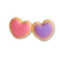 Scented Pink & Purple Sugar Cookie Earrings - Decadent Minis