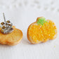 Scented Pumpkin Sugar Cookie Earrings - Decadent Minis