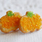Scented Pumpkin Sugar Cookie Earrings - Decadent Minis