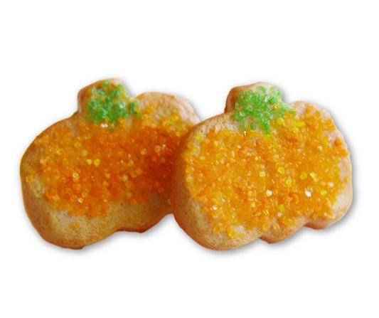 Scented Pumpkin Sugar Cookie Earrings - Decadent Minis