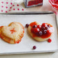 1:12 Scented Heart Shaped Pie Set - Decadent Minis