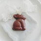 Scented Chocolate Easter Bunny Necklace Silver Plated - Decadent Minis