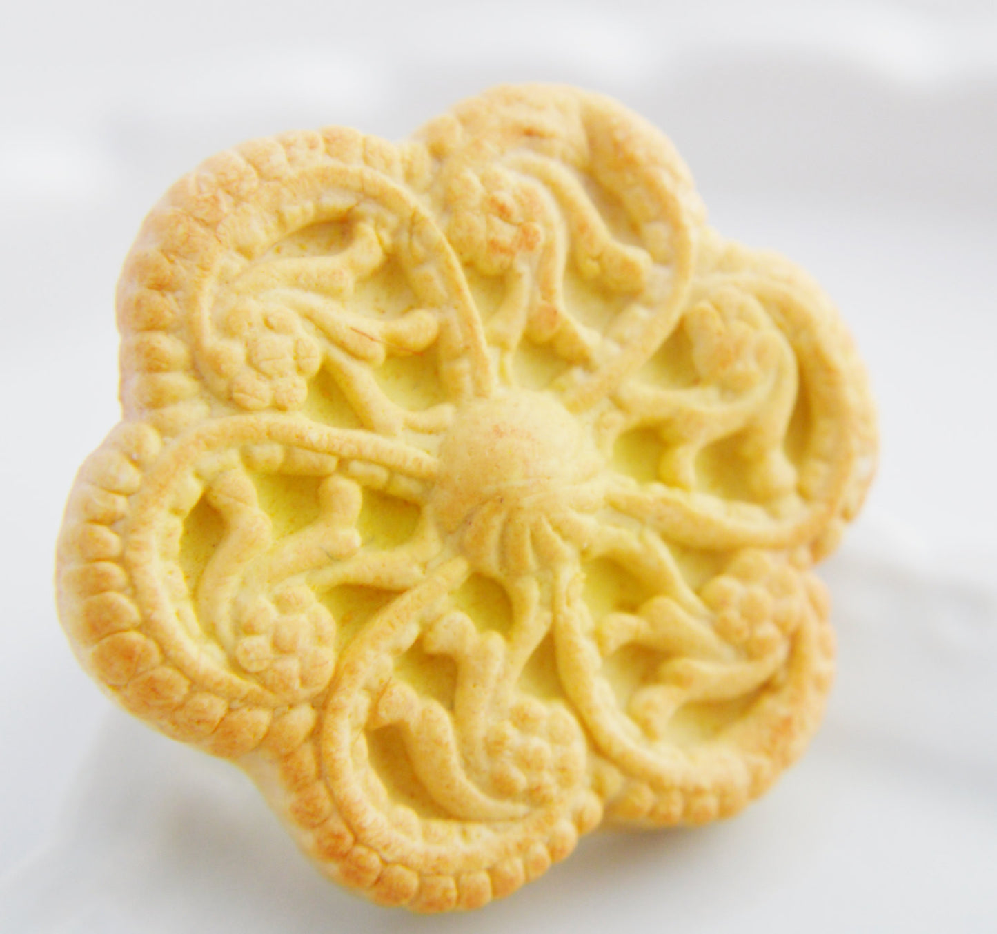 Scented Lemon Butter Cookie Ring Food Jewelry - Decadent Minis