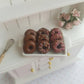 1:12 Scented Dollhouse Miniature Double Chocolate Donut Tray - Decadent Minis