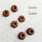 1:12 Scented Dollhouse Miniature Double Chocolate Donut Tray - Decadent Minis