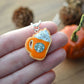 Scented Starbucks Pumpkin Spice Latte Sugar Cookie Necklace - Decadent Minis