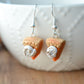 Scented Pumpkin Pie Earrings - Decadent Minis