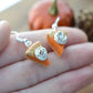 Scented Pumpkin Pie Earrings - Decadent Minis