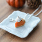 Scented Pumpkin Pie Necklace - Decadent Minis