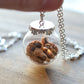 Chocolate Chip Cookie Jar Necklace-Silver - Decadent Minis