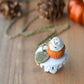 Pumpkin Spice Cupcake Necklace-Vintage - Decadent Minis